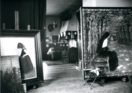 Paul Hoecker-Atelier Oberlangenau, um 1900