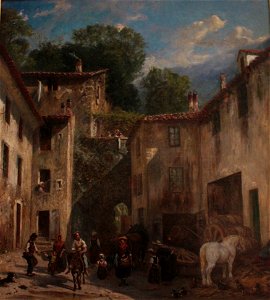 Paul Huet - Porte de la route d'Uriage
