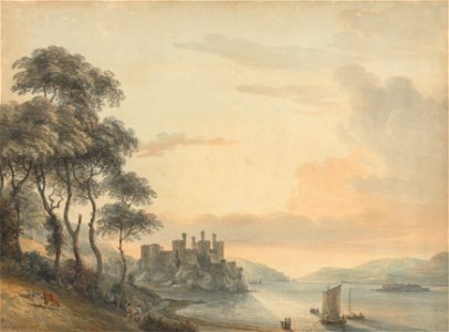 Paul Sandby - Conway Castle - Google Art Project