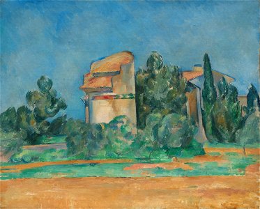 Paul Cézanne - The Pigeon Tower at Bellevue - 1936.19 - Cleveland Museum of Art