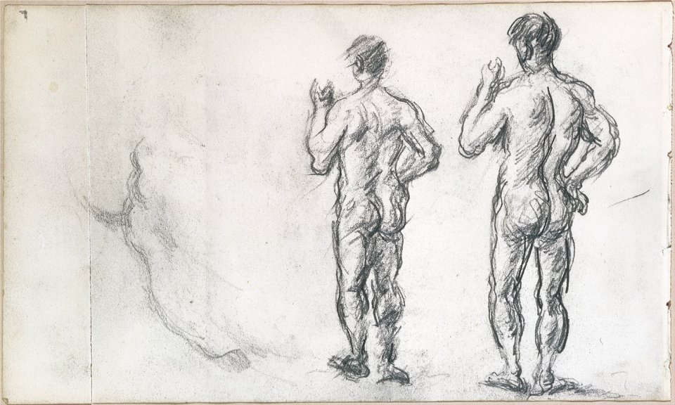 Paul Cézanne, French - Standing Male Bather; Puget's Atlas - Google Art Project