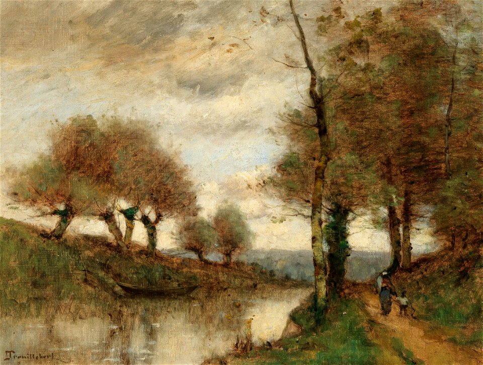 Paul Désiré Trouillebert Heimweg am Fluss