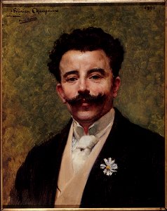 Paul Jean Marie Saïn - Portrait de Félicien Champsaur (1859-1934), romancier - P2795 - Musée Carnavalet