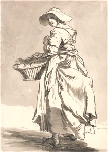 Paul Sandby - London Cries- Flowers - Google Art Project