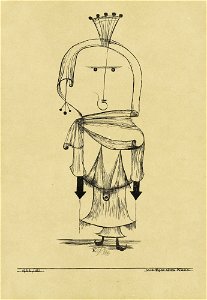 Paul Klee Die Hexe mit dem Kamm