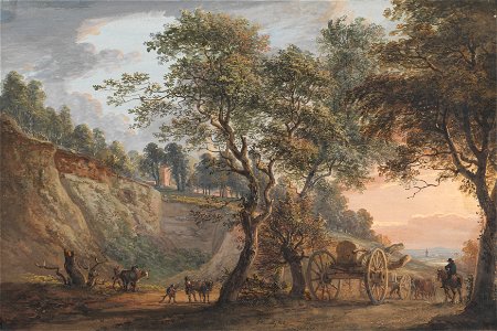 Paul Sandby - View at Charlton, Kent - Google Art Project