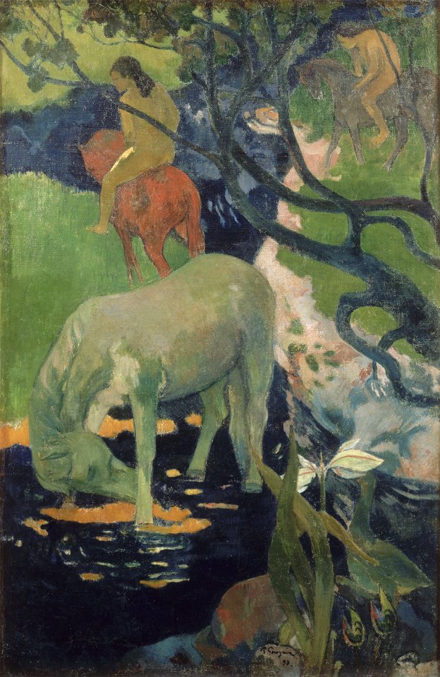 Paul Gauguin - The White Horse - Google Art Project