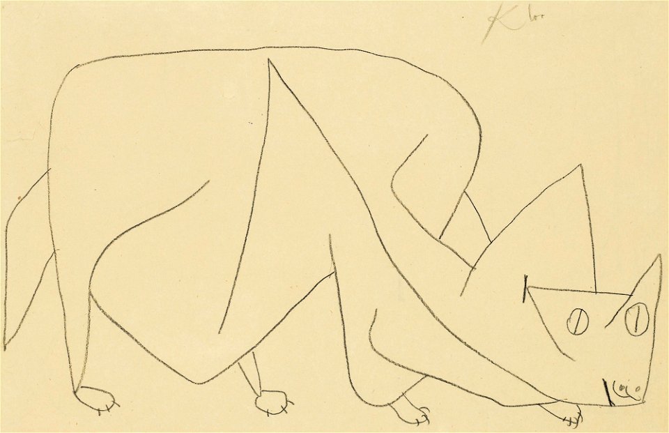 Paul Klee Katze lauert 1939