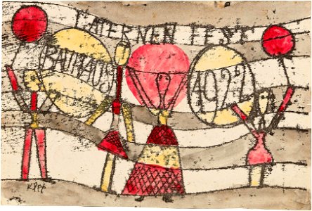 Paul Klee Laternenfest Bauhaus 1922