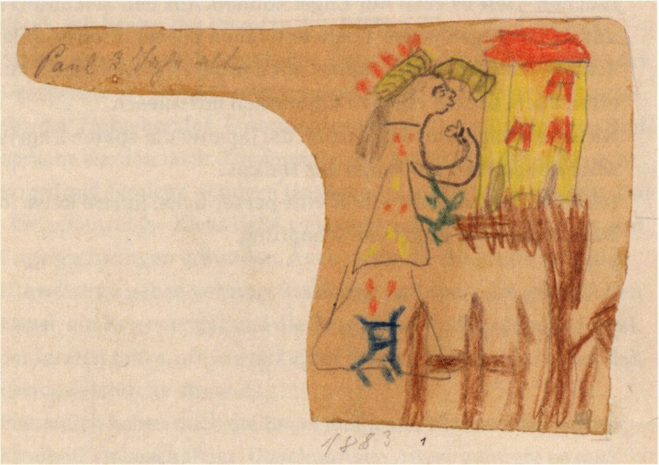 Paul Klee ~ Christkind ohne Flügel ~ 1883