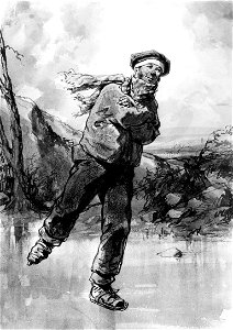 Paul Gavarni - The Twelve Months - December - Walters 371474