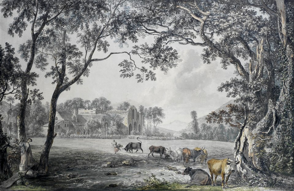Paul Sandby Valle Crucis Abbey