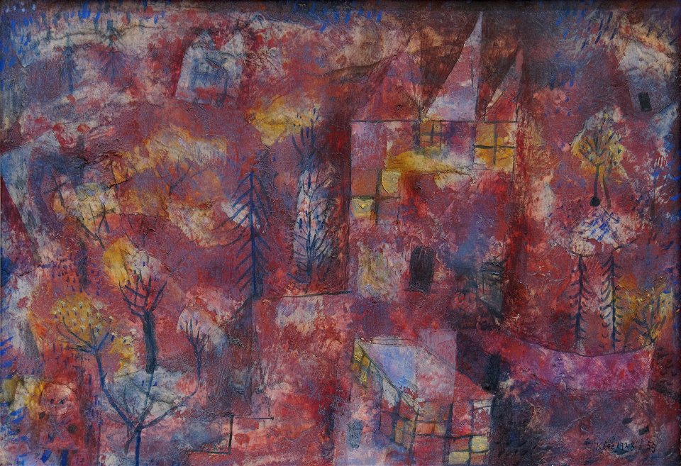 Paul Klee - paysage à l'enfant
