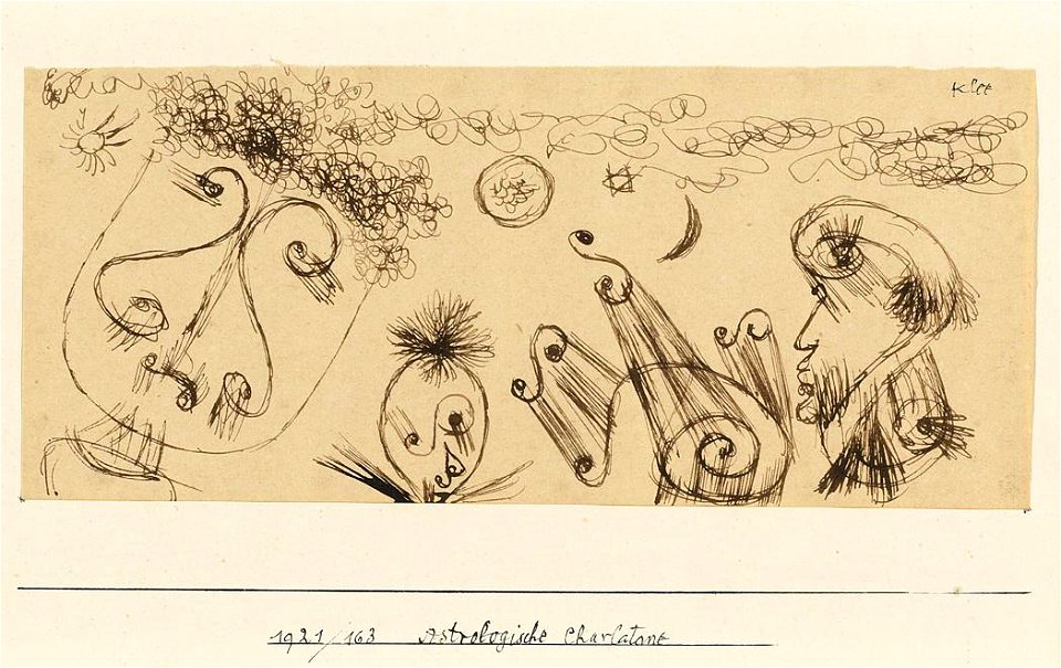 Paul Klee Astrologische Charlatane 1921