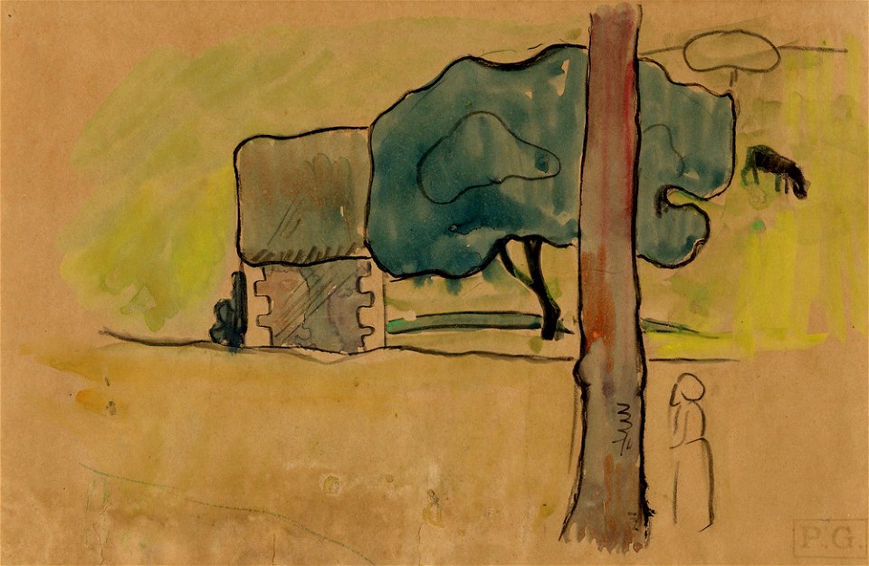 Paul Gauguin-Paysage breton