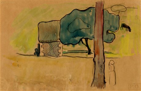 Paul Gauguin-Paysage breton