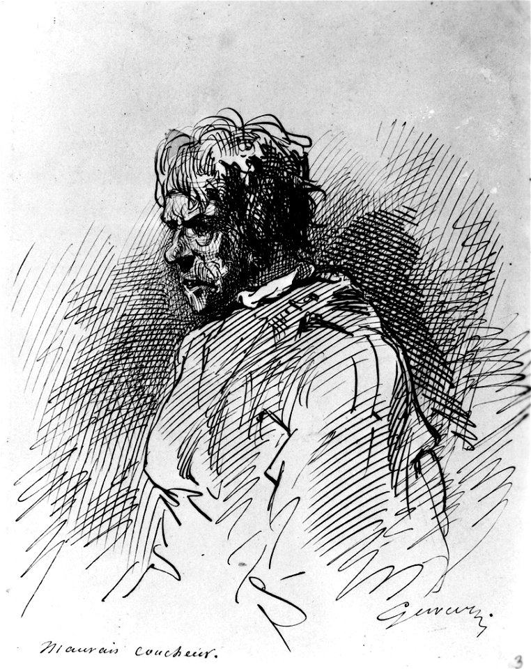 Paul Gavarni - Mauvais Coucheur - Walters 371450