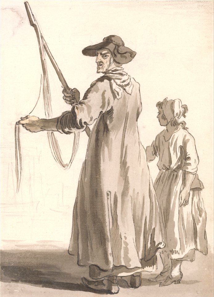Paul Sandby - London Cries- A Lace Seller - Google Art Project