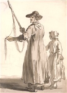 Paul Sandby - London Cries- A Lace Seller - Google Art Project