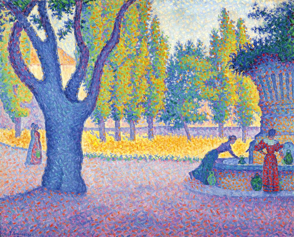 Paul signac saint-tropez fontaine des lices