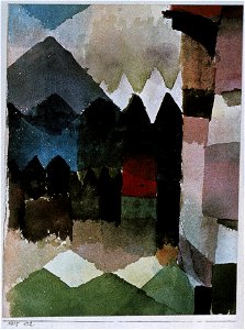 Paul Klee, Föhn im Marc'schen Garten, 1915