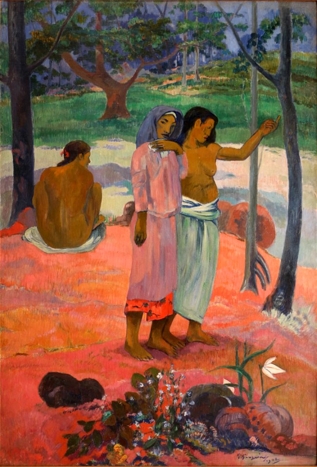 Paul gauguin, la chiamata, 1902, 01 (cropped) - Free Stock ...