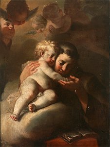 Paul Troger (circle) Hl Antonius mit dem Christuskind