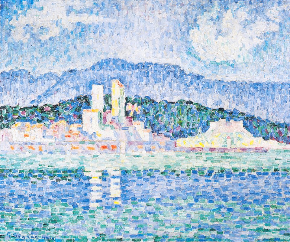 Paul Signac - Antibes, Gewitter