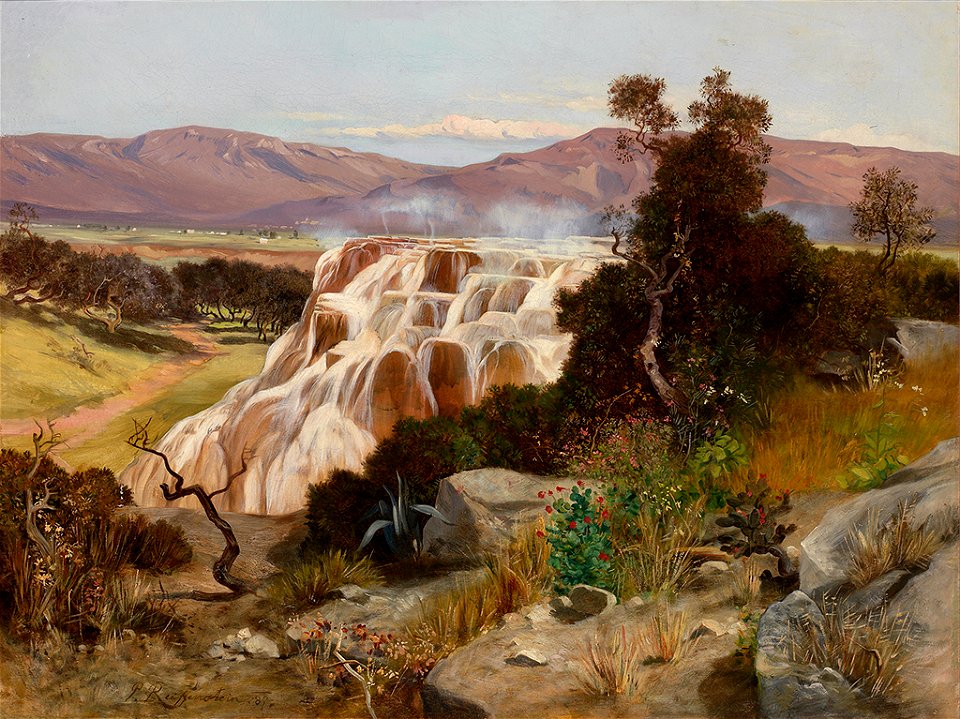 Paul Reiffenstein Sinterterrassen von Pamukkale