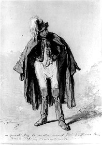 Paul Gavarni - Man in Costume - Walters 371496