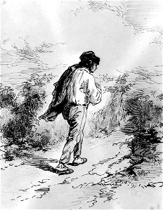 Paul Gavarni - Man Walking - Walters 371429