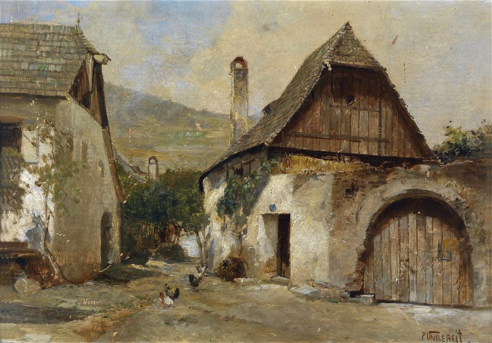 Paul Unbereit Motiv aus der Wachau