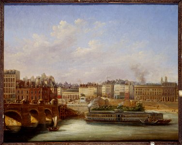 Paul Mallard - Le Pont-Neuf et le quai de Conti en 1830 - P220 - Musée Carnavalet