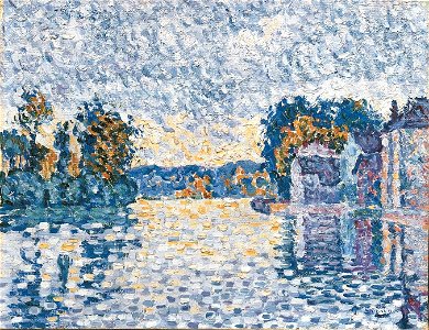 Paul Signac - Die Seine bei Samois (Studie) - 8660 - Bavarian State Painting Collections