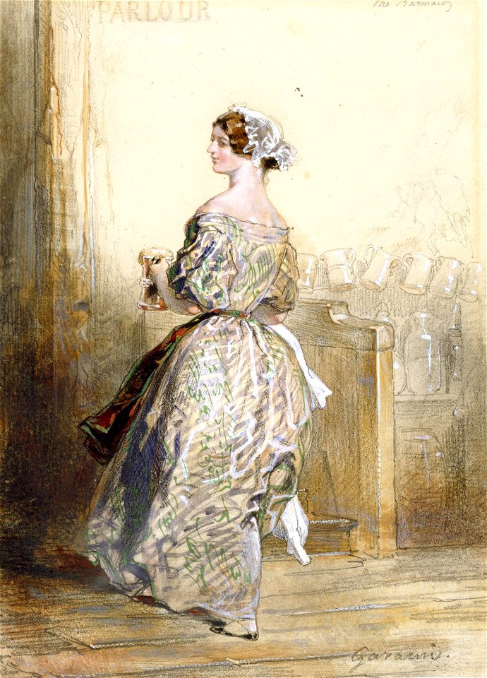 Paul Gavarni - The Barmaid - Walters 371442