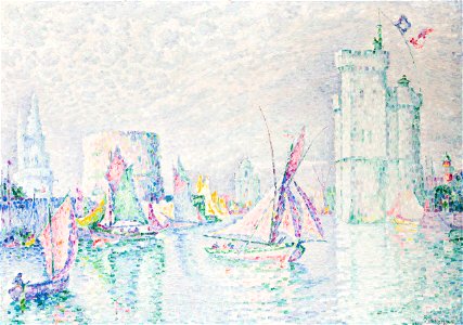 Paul Signac - La Rochelle, Leaving the harbourg - Johannesburg Art Gallery