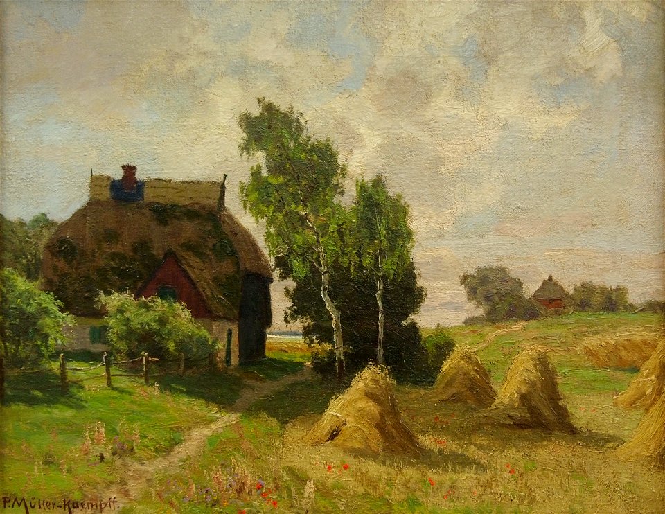 Paul Müller-Kaempff Dorf Sommer 17