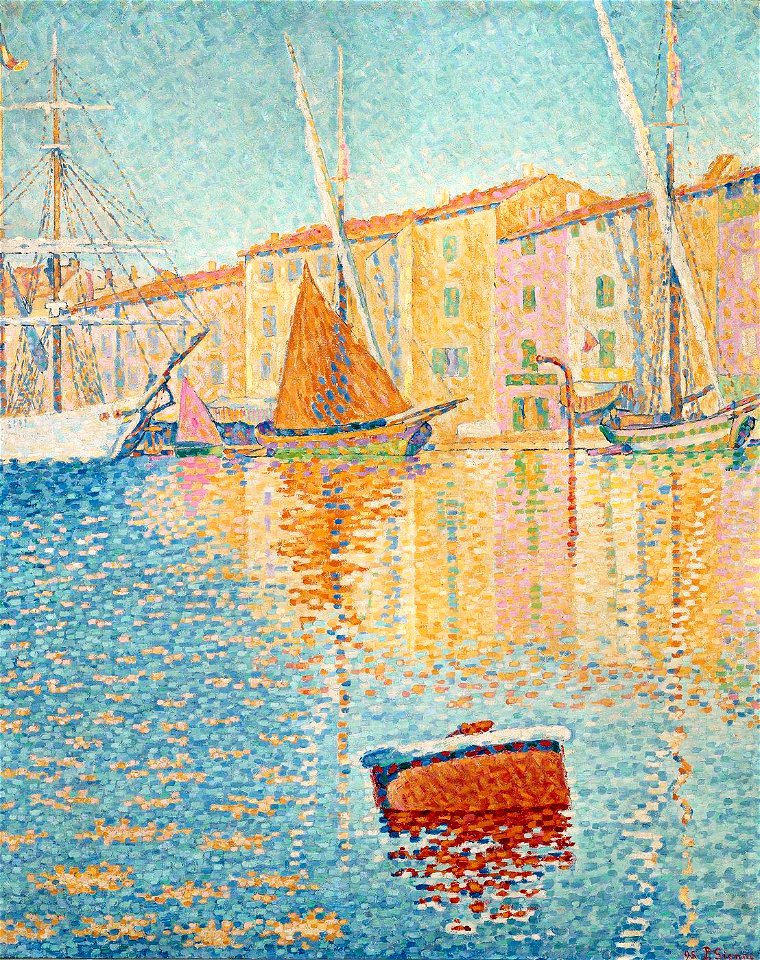 Paul Signac La bouee rouge