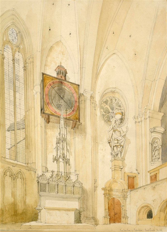 Paul Graeb Aus dem Dom zu Paderborn 1867