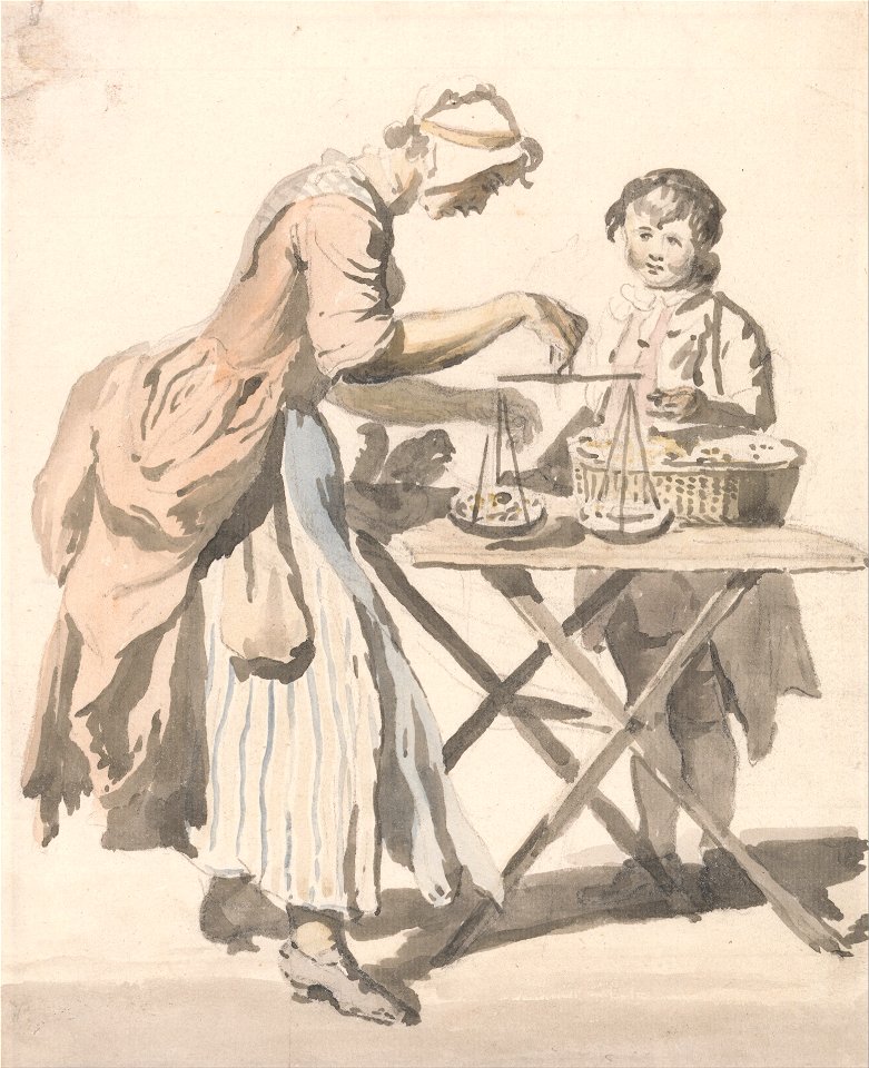 Paul Sandby - London Cries- Black Heart Cherries... - Google Art Project