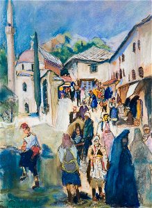 Paul Paeschke - Brücke in Mostar, Bosnien-Herzegowina