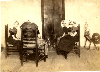 Paul Hoecker-Am Kamin-1883