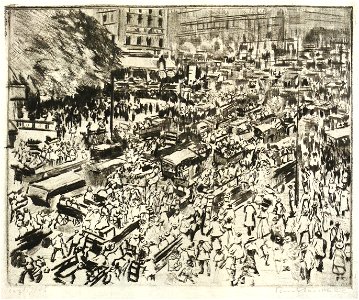 Paul Paeschke Potsdamer Platz Verkehrsstreik 1919