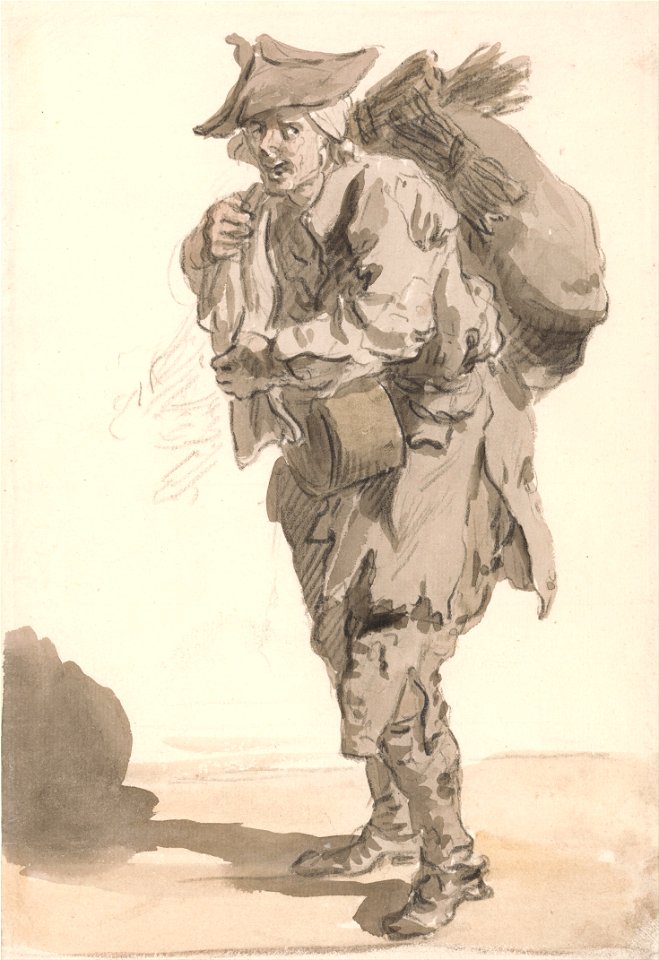 Paul Sandby - London Cries- Small Coal or Brushes - Google Art Project
