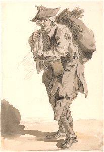 Paul Sandby - London Cries- Small Coal or Brushes - Google Art Project