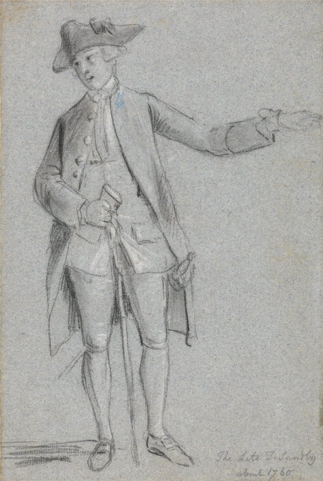 Paul Sandby - Portrait of Thomas Sandby, R.A., the Artist's Brother - Google Art Project
