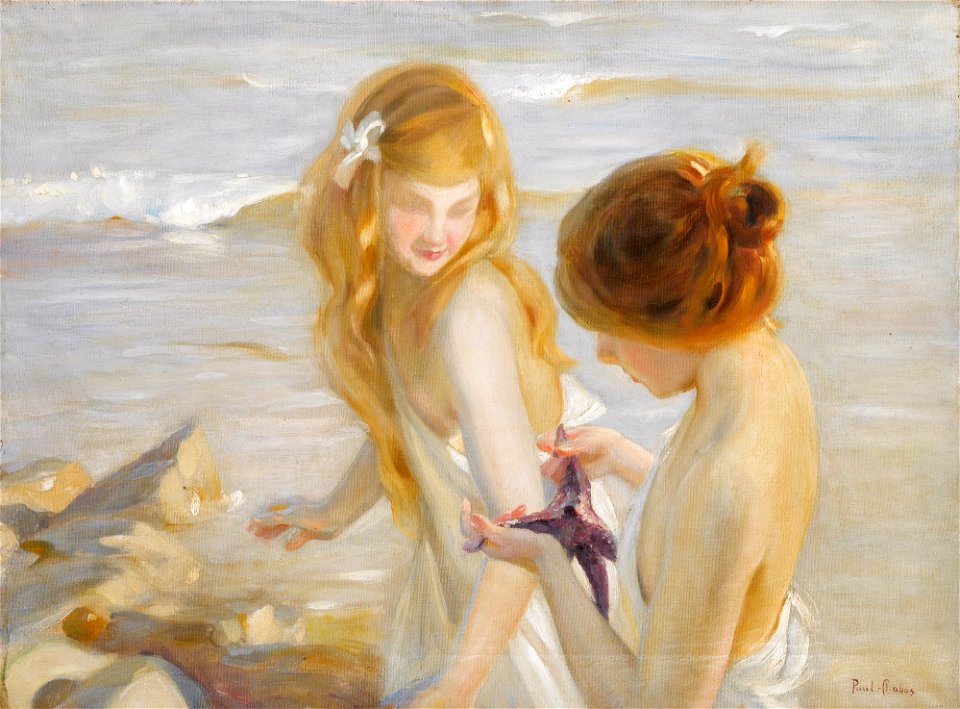 Paul Émile Chabas - Deux jeunes Filles à l'Étoile de Mer