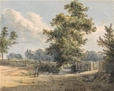 Paul Sandby - Brook End, Essex - Google Art Project