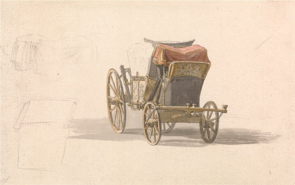 Paul Sandby - A Coach with Royal Coat of Arms - Google Art Project