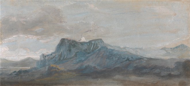 Paul Sandby - Welsh Mountain Study - Google Art Project. Free illustration for personal and commercial use.